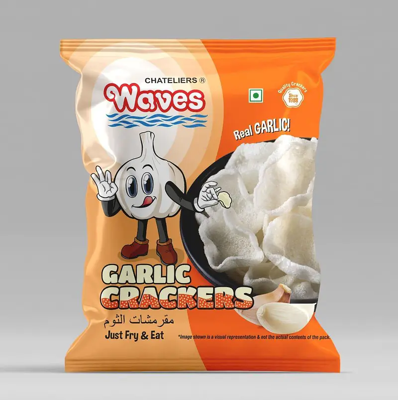 Waves Garlic Crackers - Master